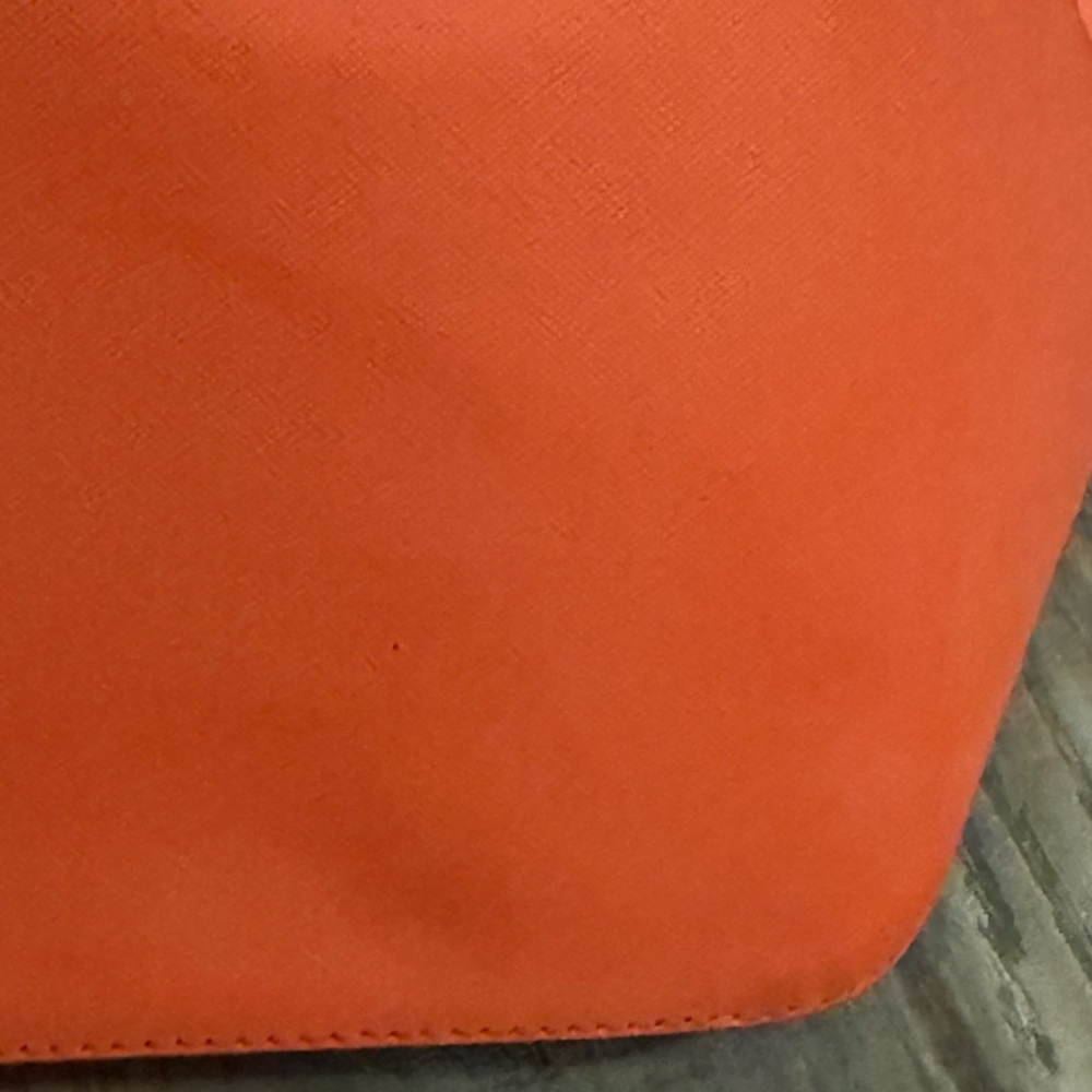 Rebecca Minkoff Everywhere Leather Vibrant Coral Tote - Picture 10 of 16